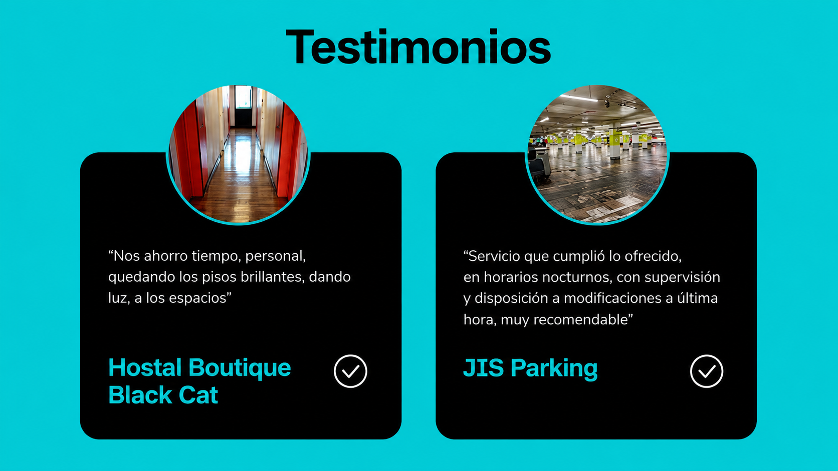 Testimonios de clientes satisfechos con servicios de limpieza Pulcro
